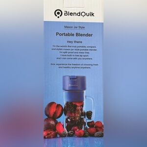 Blue Portable Blender